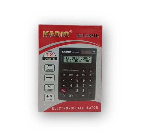 Calculadora Kadio 12 digitos KD 3851B