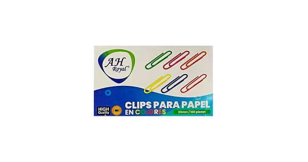 Clip Colores Surtidos AH Royal