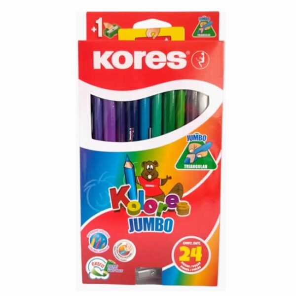 Colores Jumbo Triangular x 24 Kores