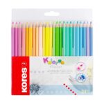 Colores Triangulares Pastel x24 Kores