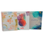 Libreta Argollada 1 Materia 105 Rayas Femenino Pasta Dura