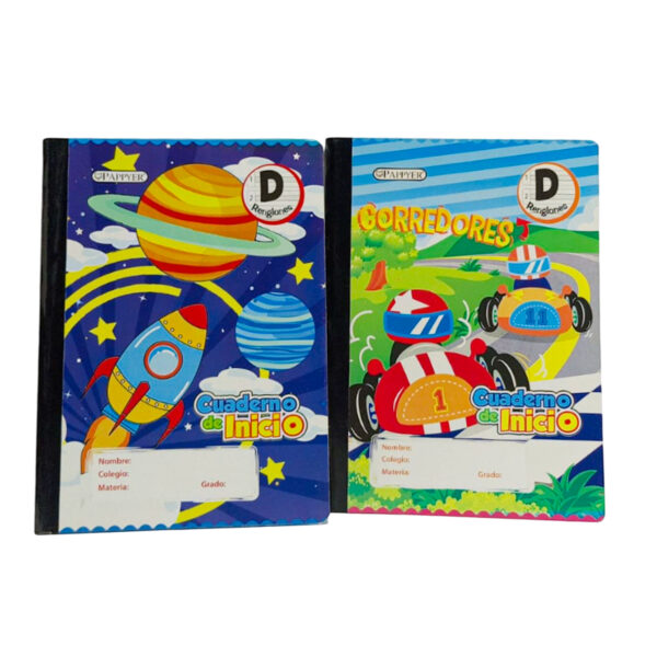 Cuaderno Cosido D (Blanco con marco) 100 Hojas Keepermate