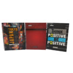Libreta Argollada 1 Materia 105 Rayas Masculino Pasta Dura