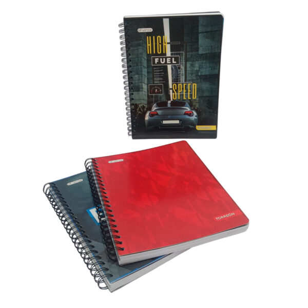 Libreta Argollada 1 Materia Rayada Masculino 85 100 Hojas - Image 2