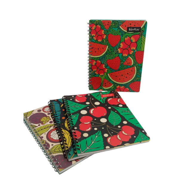 Libreta argollada 1 materia 105 Rayada frutas Keepermate - Image 2